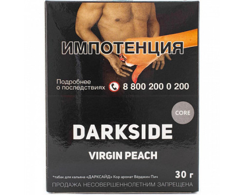 Табак для кальяна Darkside Core Virgin Peach (Дарксайд кор - Персик) - 30 гр