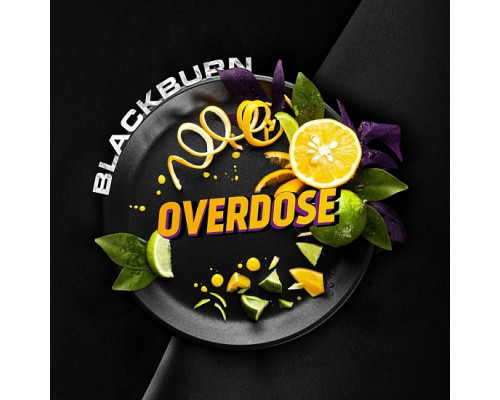 Табак для кальяна BlackBurn Overdose (БлэкБерн - Лимон и лайм) - 200 гр