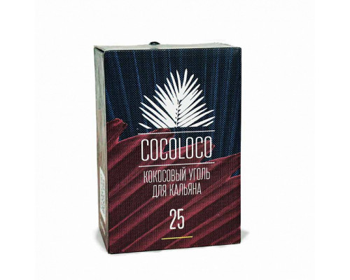 Уголь COCOLOCO (25mm) - 1KG - 72 BRICKS