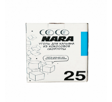 Кокосовый уголь COCONARA (25mm) - 250GR - 18 BRICKS