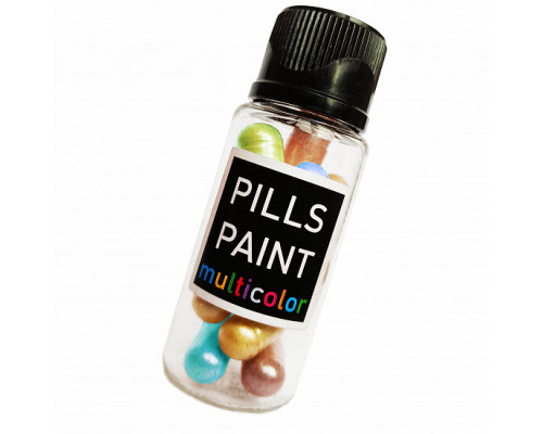 КРАСКА (КАПСУЛА) ДЛЯ КОЛБЫ PILLS POINT - MULTICOLOR (РАЗНОЦВЕТНЫЕ ПЕРЛАМУТРОВЫЕ) КРАСКА (КАПСУЛА) ДЛЯ КОЛБЫ PILLS POINT - MULTICOLOR (РАЗНОЦВЕТНЫЕ ПЕРЛАМУТРОВЫЕ)
